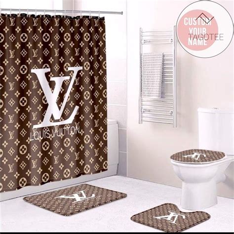 louis vuitton shower curtain|lv shower curtain set.